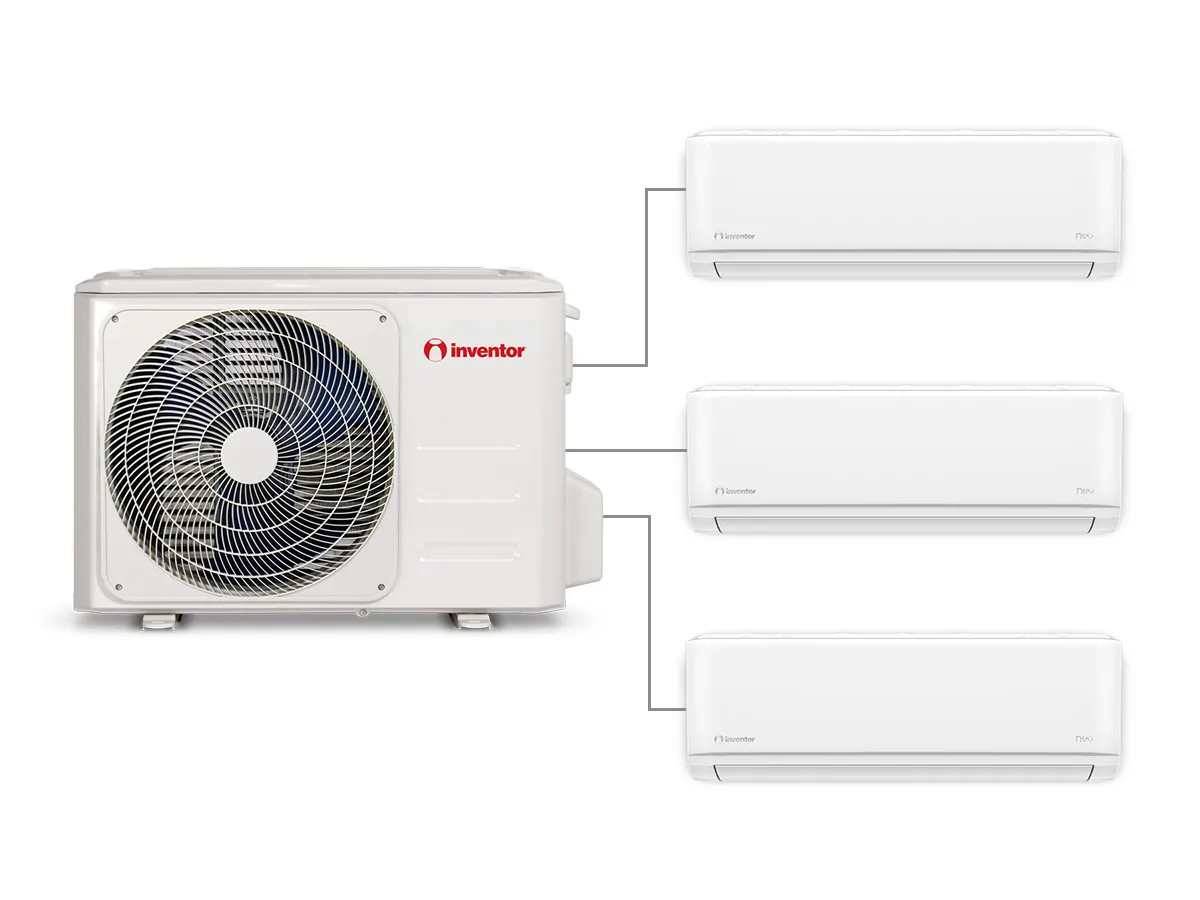 Внешний блок INVENTOR 27000 BTU U5MRSL(3)-27 R32 3 подключения