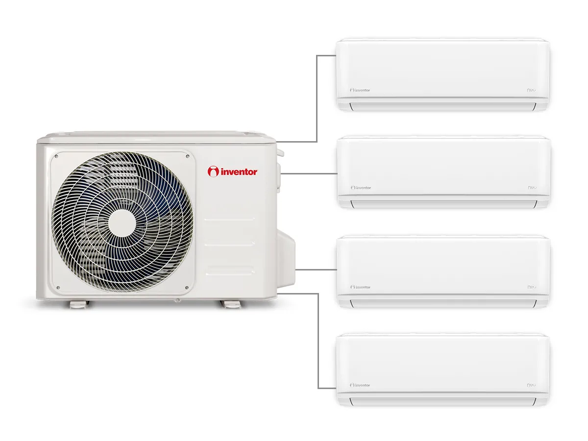 Внешний блок INVENTOR 36000 BTU U5MRSL(4)-36 R32 4 подключения