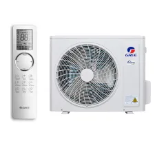 Фото пульта дистанционного управления и наружного блока Gree Airy 9000 BTU