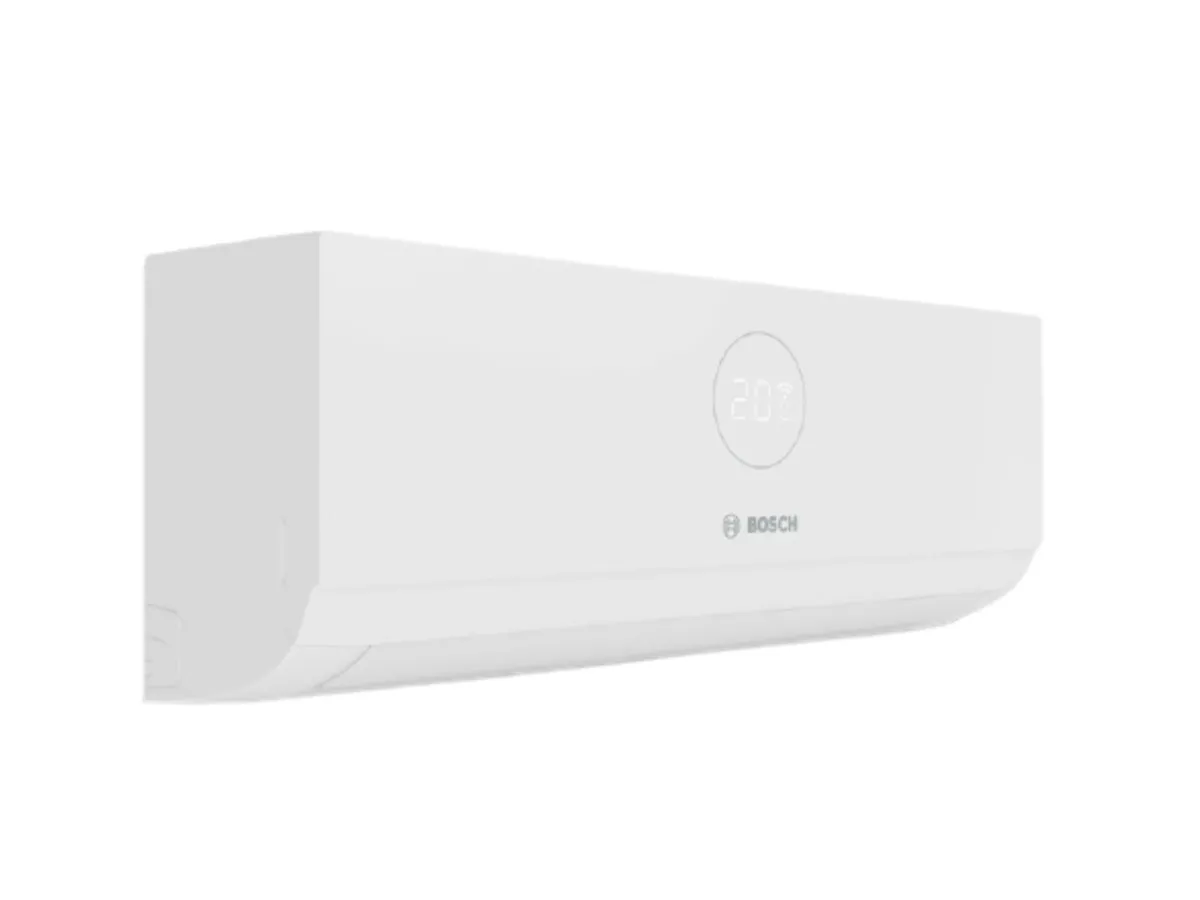 Изображение открытого внутреннего блока BOSCH CLIMATE Inverter R32 5000i 9000 BTU, с левой стороны 