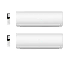 Изображение внутренних блоков Multi Split  Haier для 2-х комнатной квартиры до 70 м², с правой стороны 
