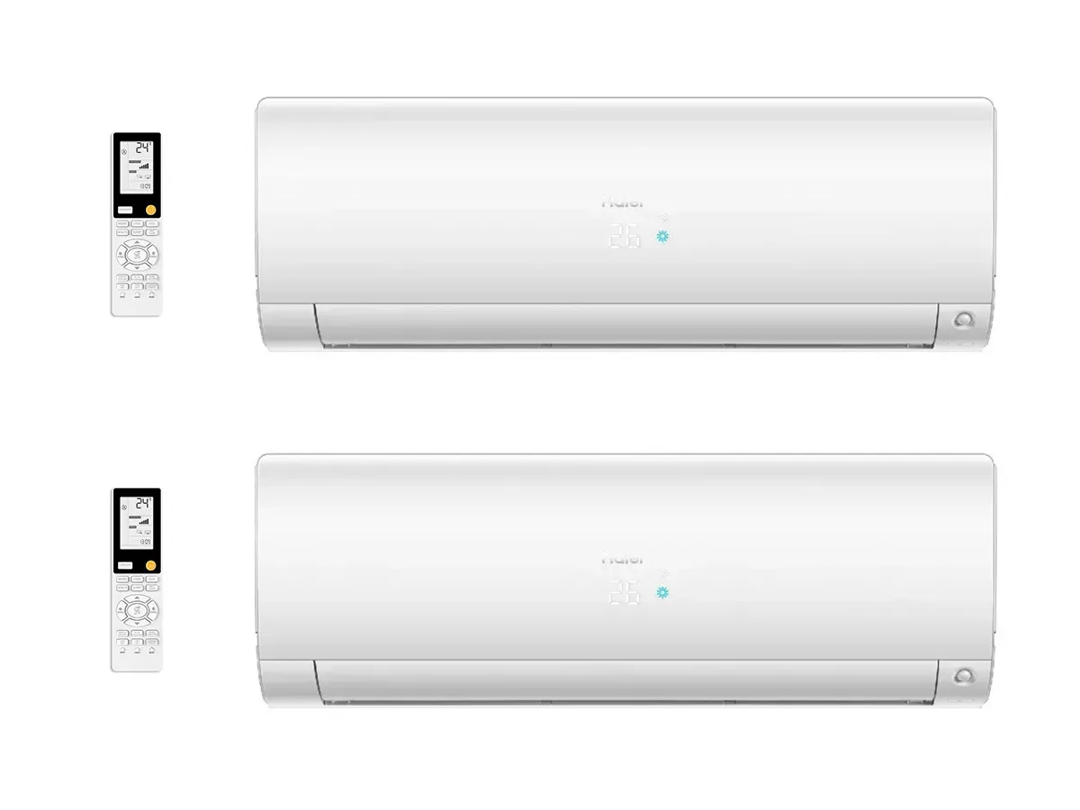 Изображение внутренних блоков Multi Split  Haier для 2-х комнатной квартиры до 70 м², с правой стороны 