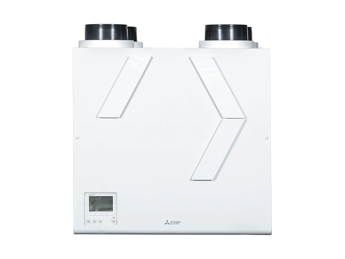 Recuperator de aer cu sistem de ventilație de perete Mitsubishi Electric VL-500CZPVU-R-EG (conexiune pe dreapta, debit de aer 500 m³/h)