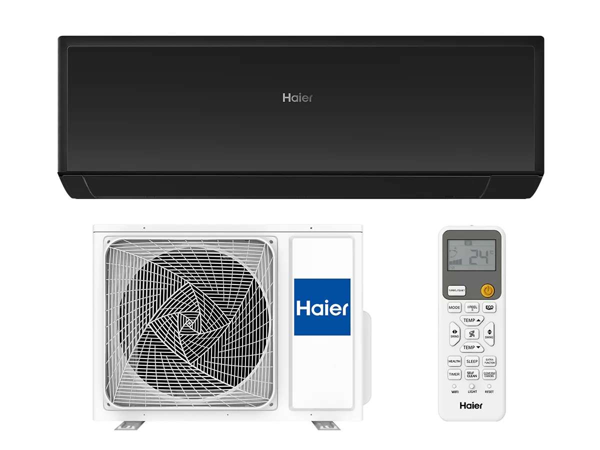 Кондиционер  HAIER REVIVE PLUS 18000 BTU черный внутренний и наружный блок 