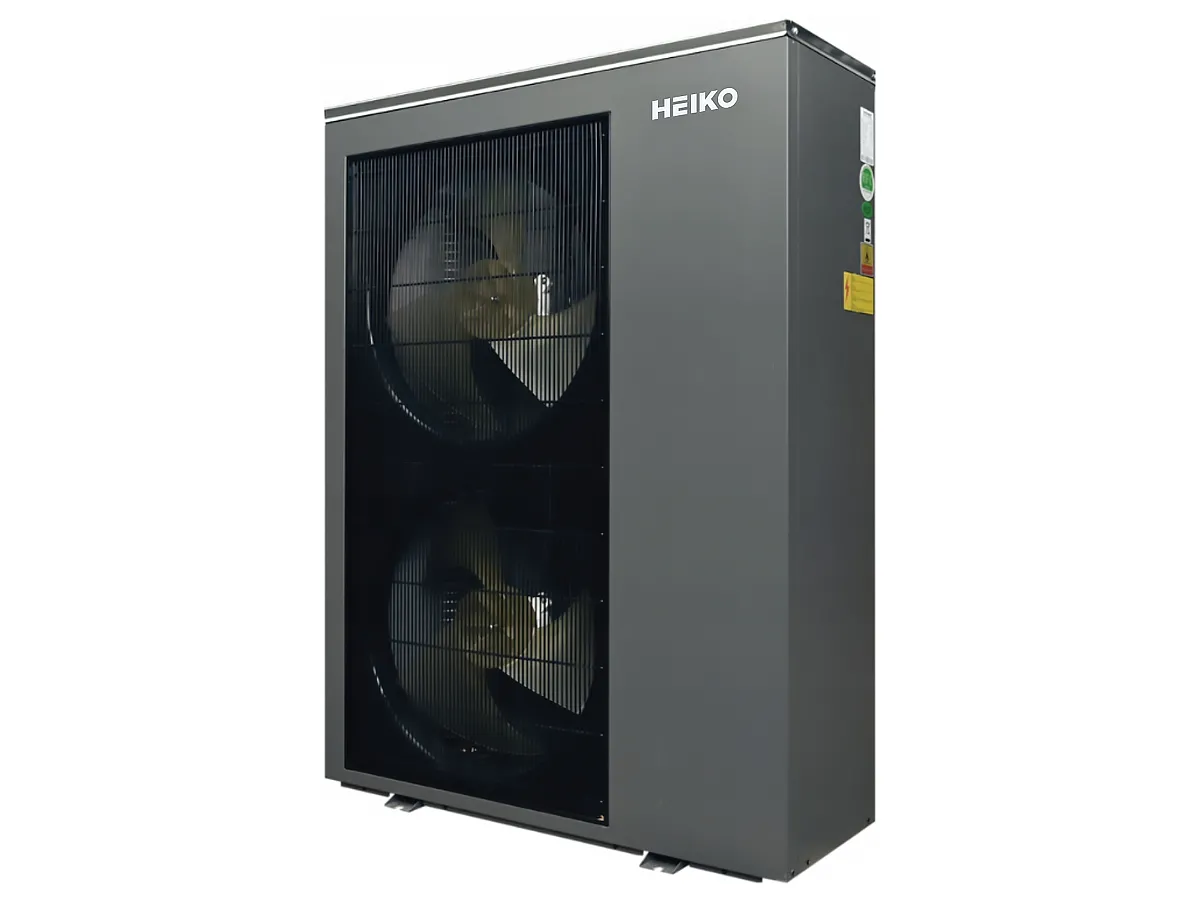 Внешний блок теплового насоса Heiko THERMAL Plus, вид слева