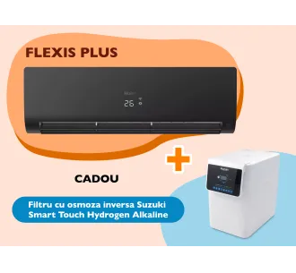 Climatizator HAIER FLEXIS Plus DC Inverter R32 Super Match 9000BTU (negru mat)
