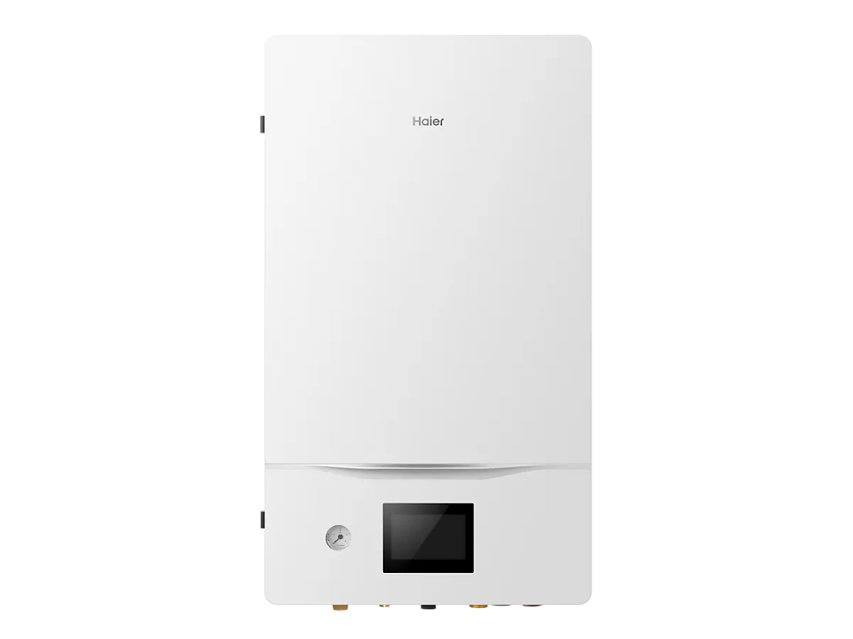 Внутренний блок теплового насоса воздух-вода сплит-системы Haier Super Aqua, вид спереди