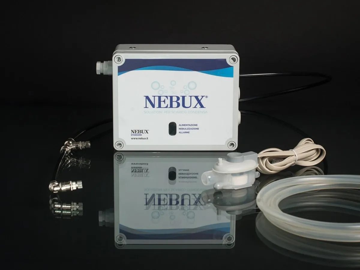 Комплектация распылителя для отвода конденсата кондиционера, NEBUX Standard