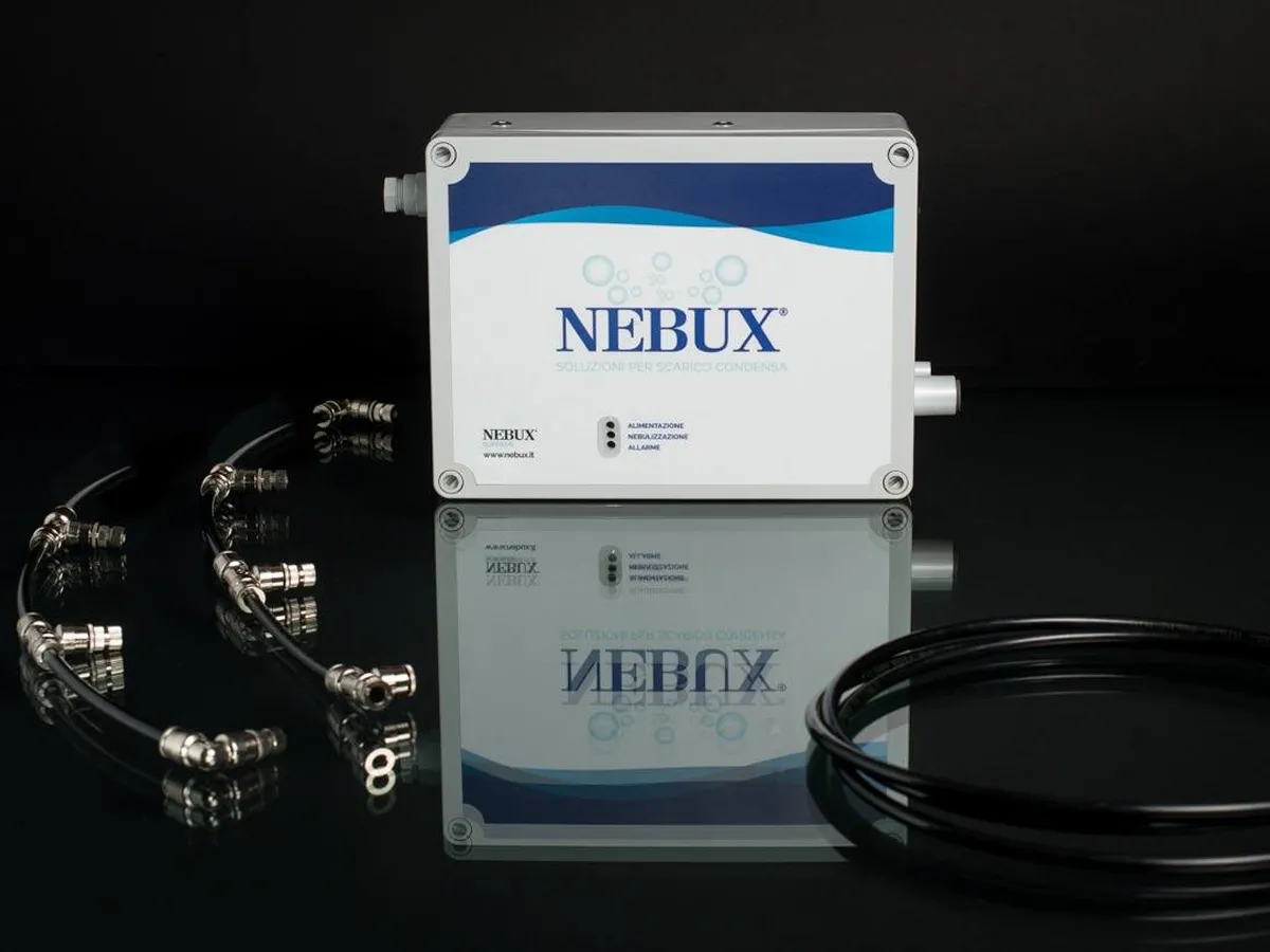 Комплектация распылителя для отвода конденсата кондиционера, NEBUX Superior